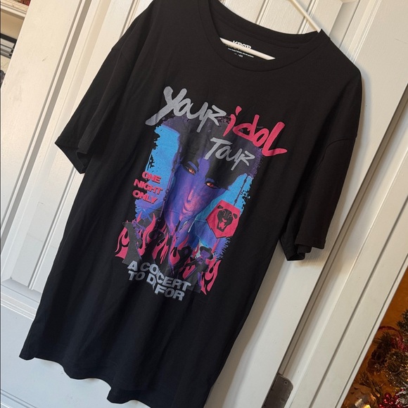 K-Pop Demon Hunters “Your Idol” Saja Boys Black T-Shirt Sz XL - Picture 2 of 6